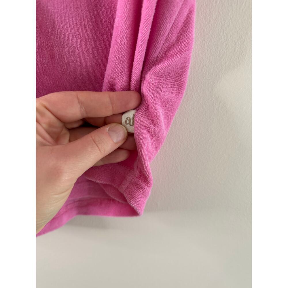 Anthropologie Araminta James Swim Womens Pink Terry Shirt Set Coverup Large - Picture 6 of 15